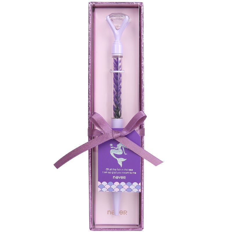 NEVER Holiday Deer Glitter Metal Gel Pen | 0.5mm Gift Set