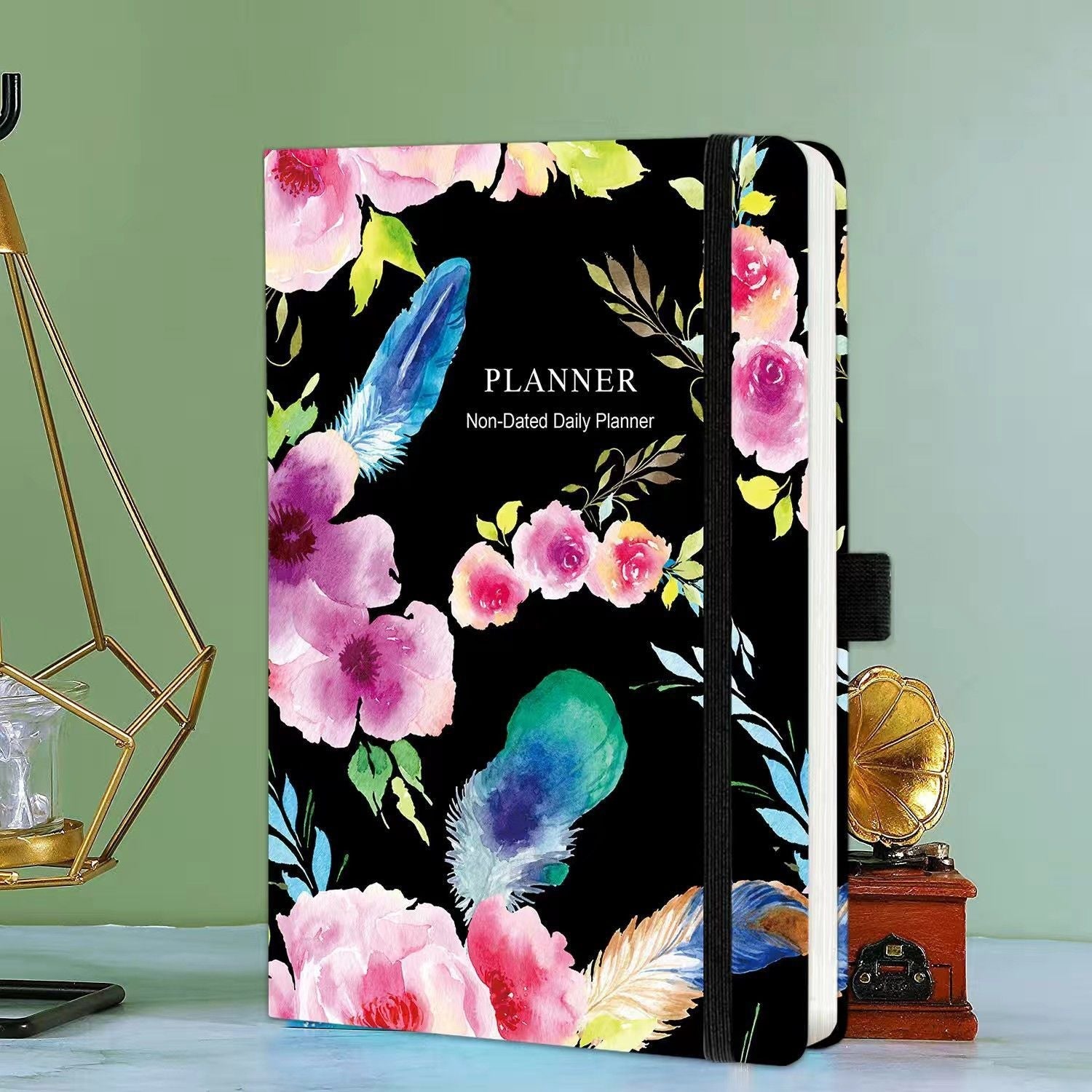 Retro Hardcover Undated Daily Planner
