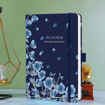 Retro Hardcover Undated Daily Planner