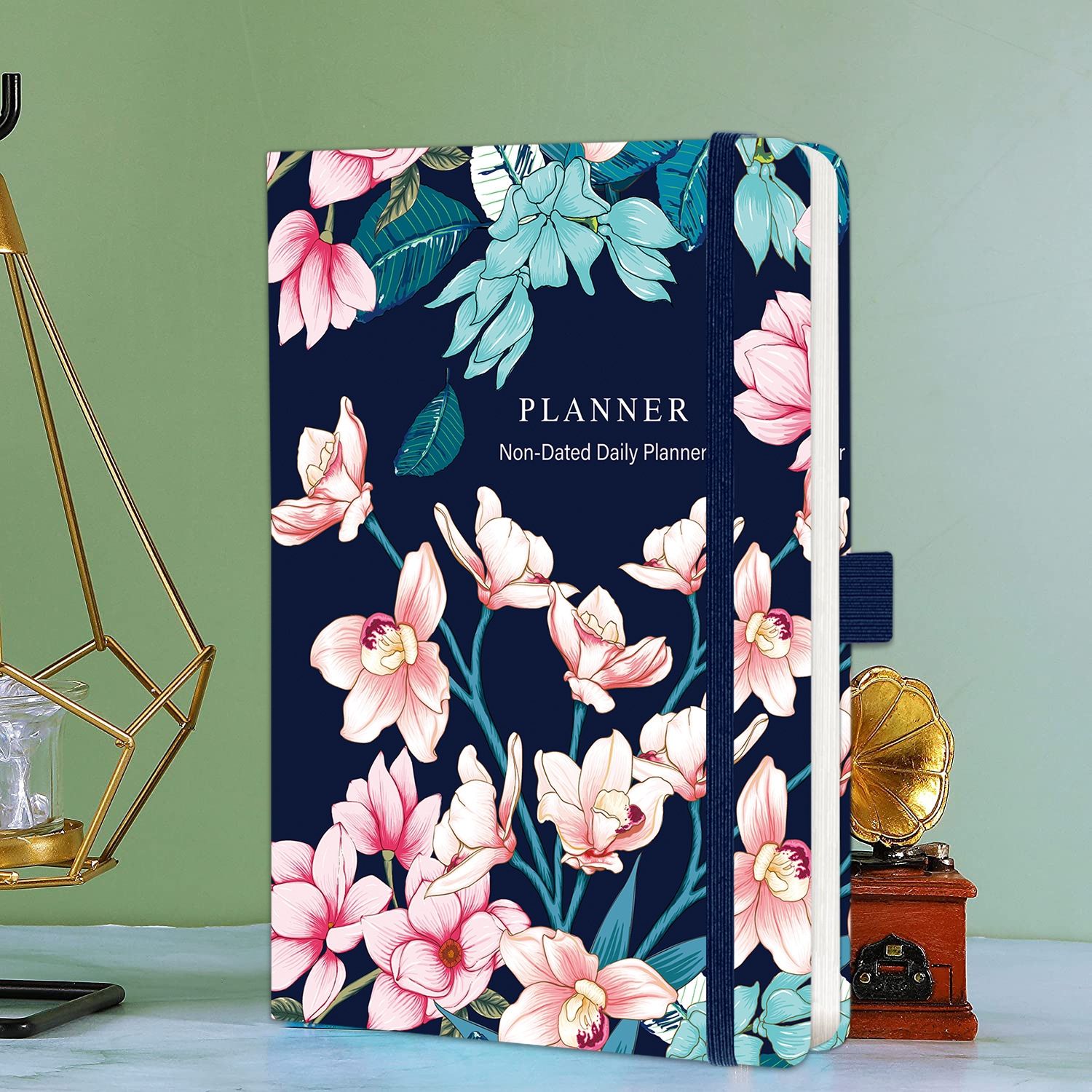 Retro Hardcover Undated Daily Planner