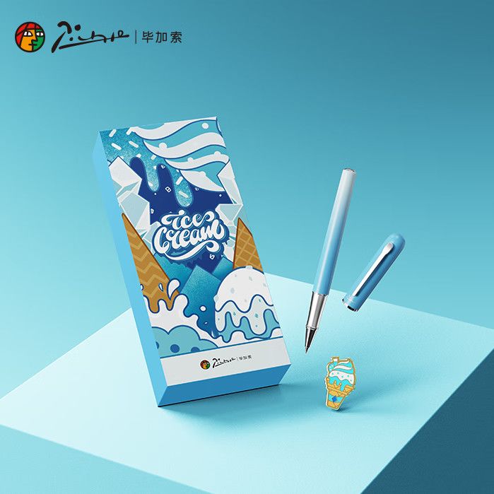 Picasso 610 Ice Cream Metal Gel Pen Gift Set | 0.5mm