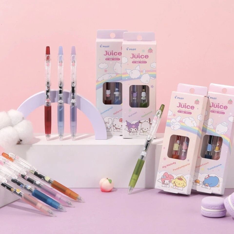 Pilot x Sanrio Juice Gel Pen Set | 8-Pack Limited Edition 0.5mm