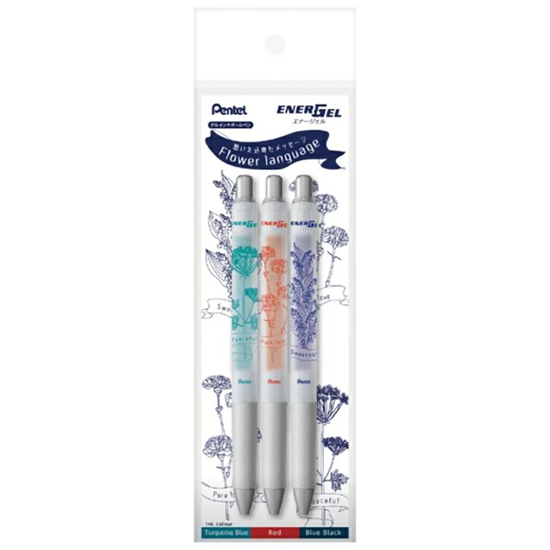 Pentel EnerGel Flower Language Limited Edition Pen | 0.5mm Floral