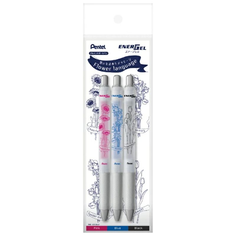Pentel EnerGel Flower Language Limited Edition Pen | 0.5mm Floral