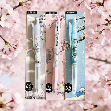 KOOKEI Sakura Rainbow Parrot 0.5mm Gel Pens Limited Edition