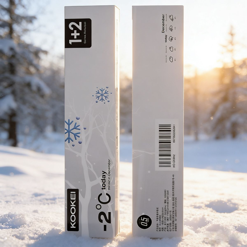 KOOKEI Winter Snow Limited Edition Gel Pen Set | 0.5mm