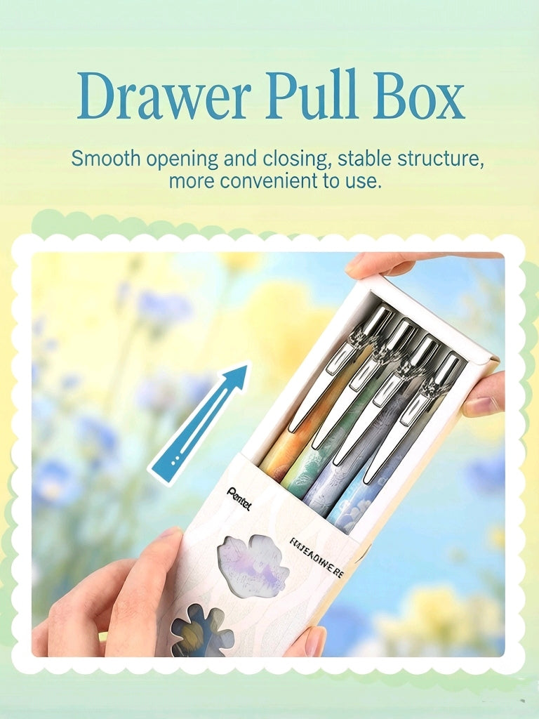 Pentel Energel Flower Limited Edition 0.5mm Gel Pens
