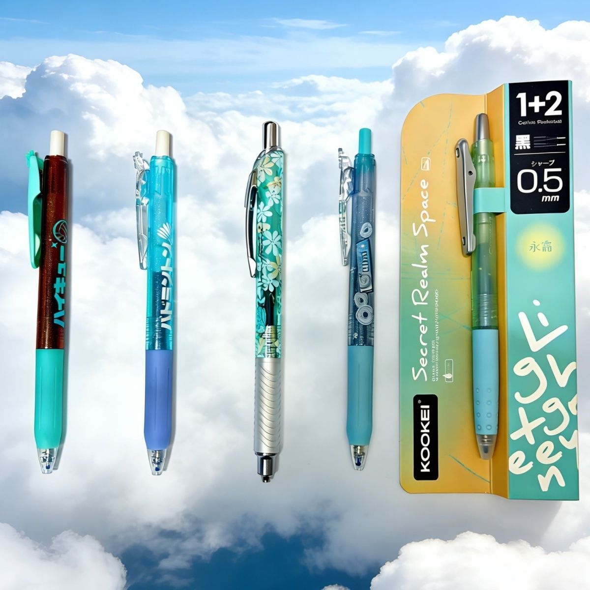 KOOKEI Exclusive Aesthetic Gel Pen Set | 0.5mm High-Capacity