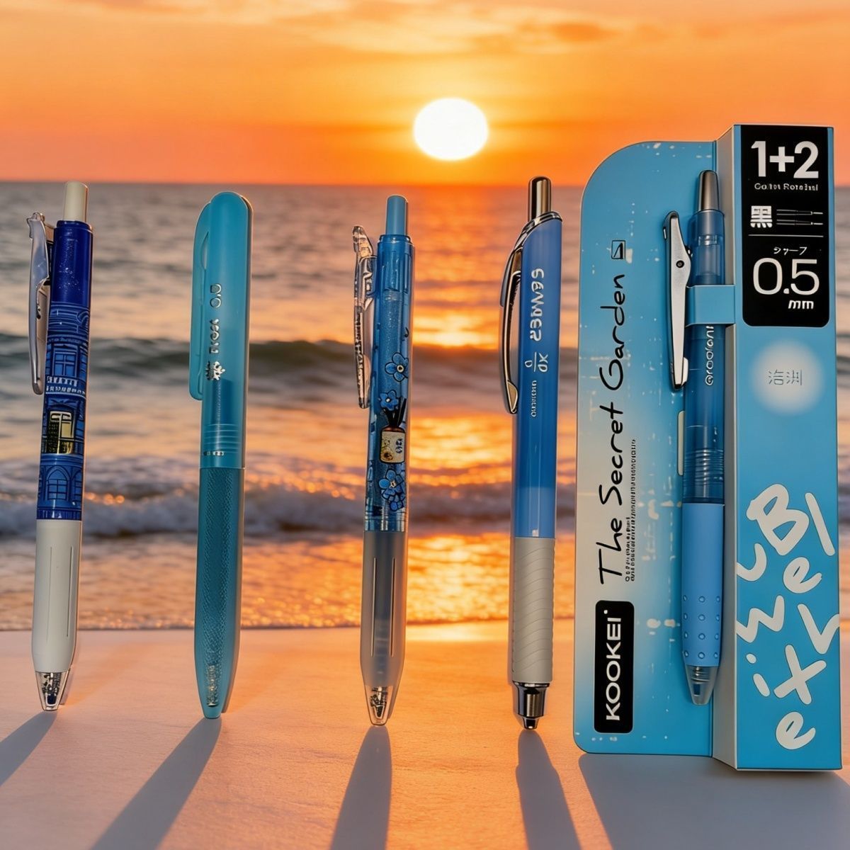 KOOKEI Exclusive Aesthetic Gel Pen Set | 0.5mm High-Capacity