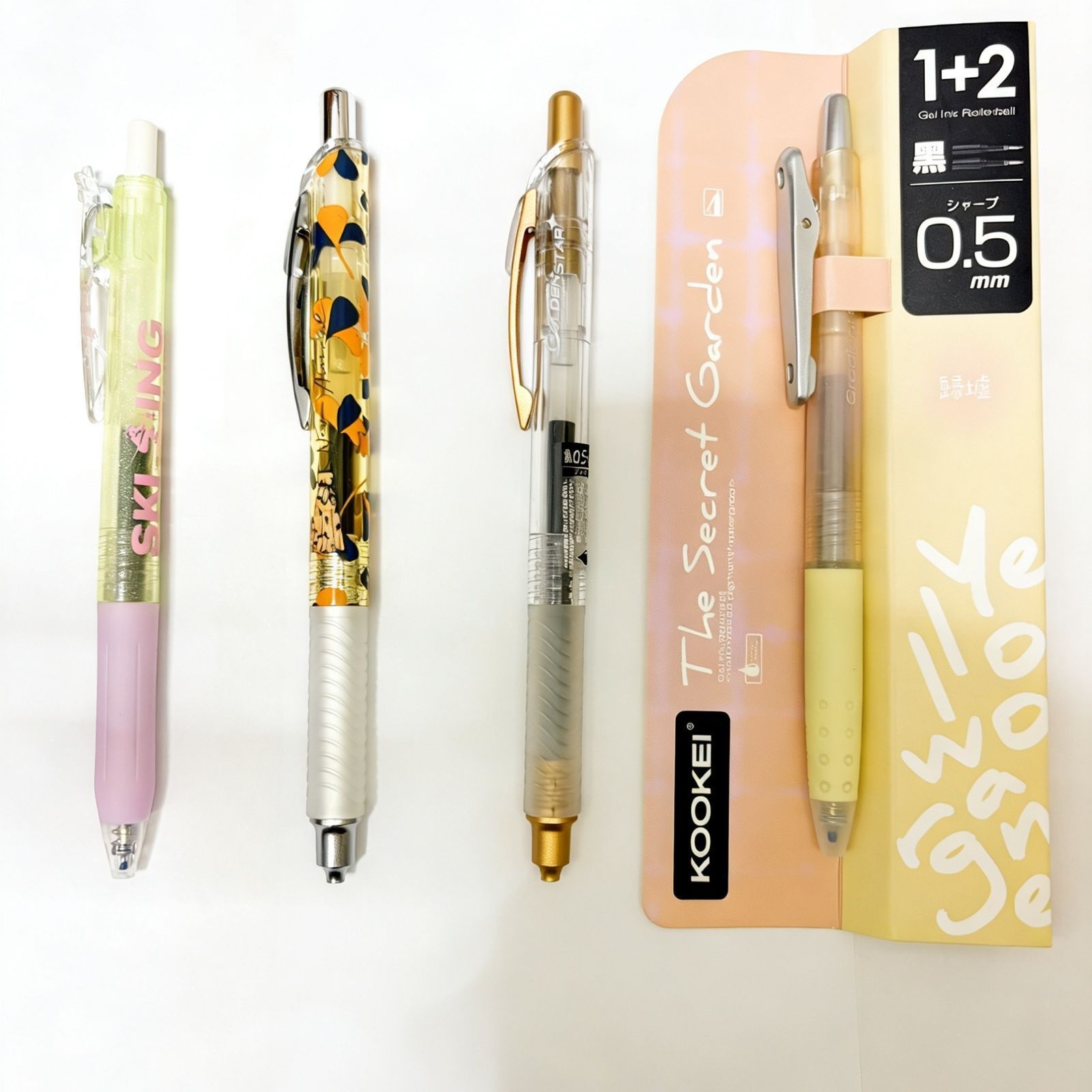 KOOKEI Exclusive Aesthetic Gel Pen Set | 0.5mm High-Capacity