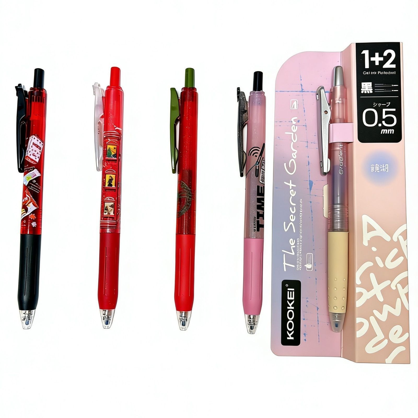 KOOKEI Exclusive Aesthetic Gel Pen Set | 0.5mm High-Capacity