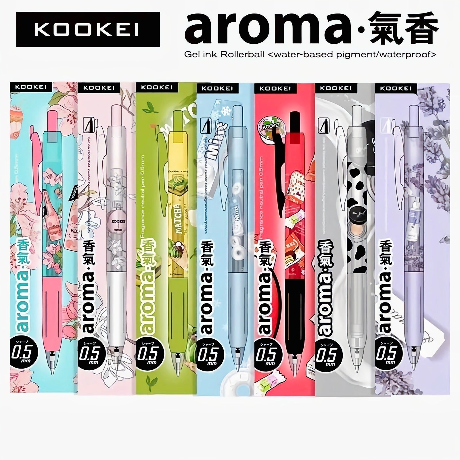 KOOKEI Limited Edition Gel Pen Collection 0.5mm – Cute Aesthetic