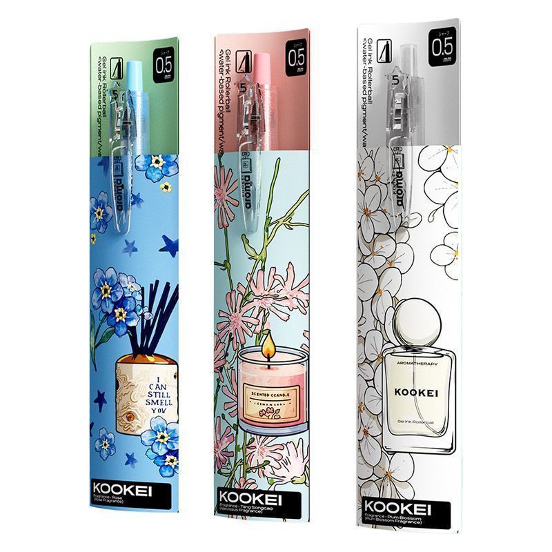 KOOKEI Aromatherapy Scented Gel Pen Set 0.5mm