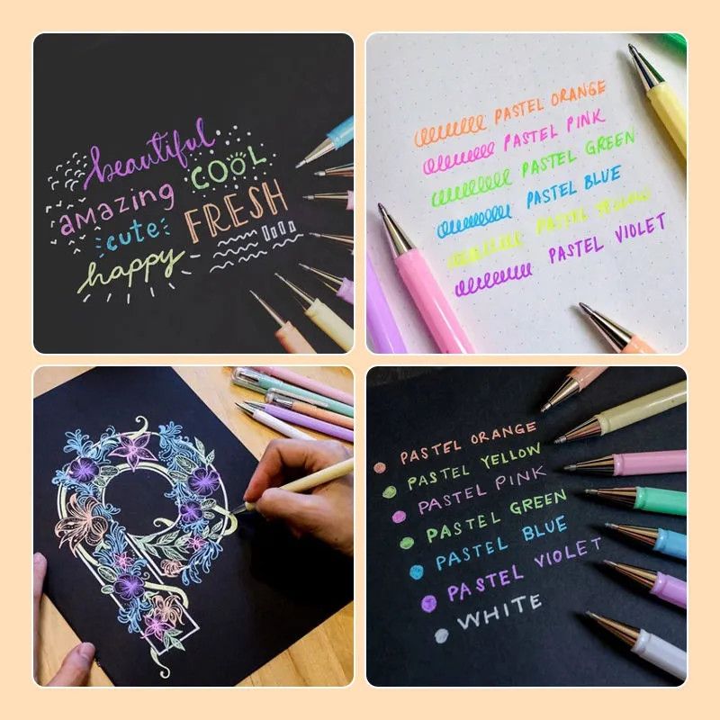 Pentel Dual Metallic Glitter Pens for Journaling & Art