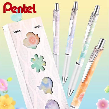 Pentel Floral Limited Edition Gel Ink Pen 0.5mm – Dandelion & Daisy Collection