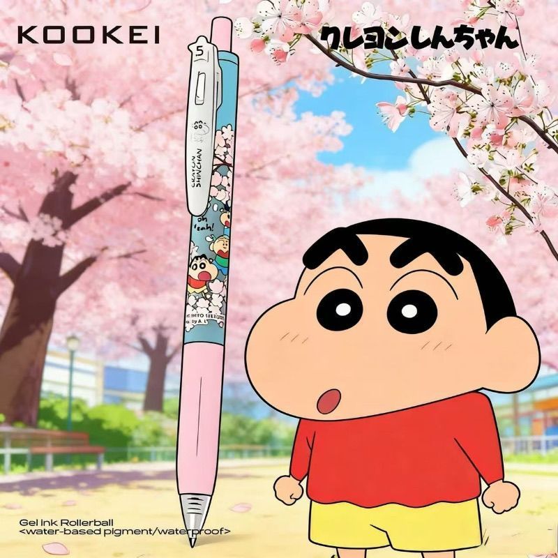 KOOKEI × Crayon Shin-Chan Sakura Party Gel Pen | Pack of 4