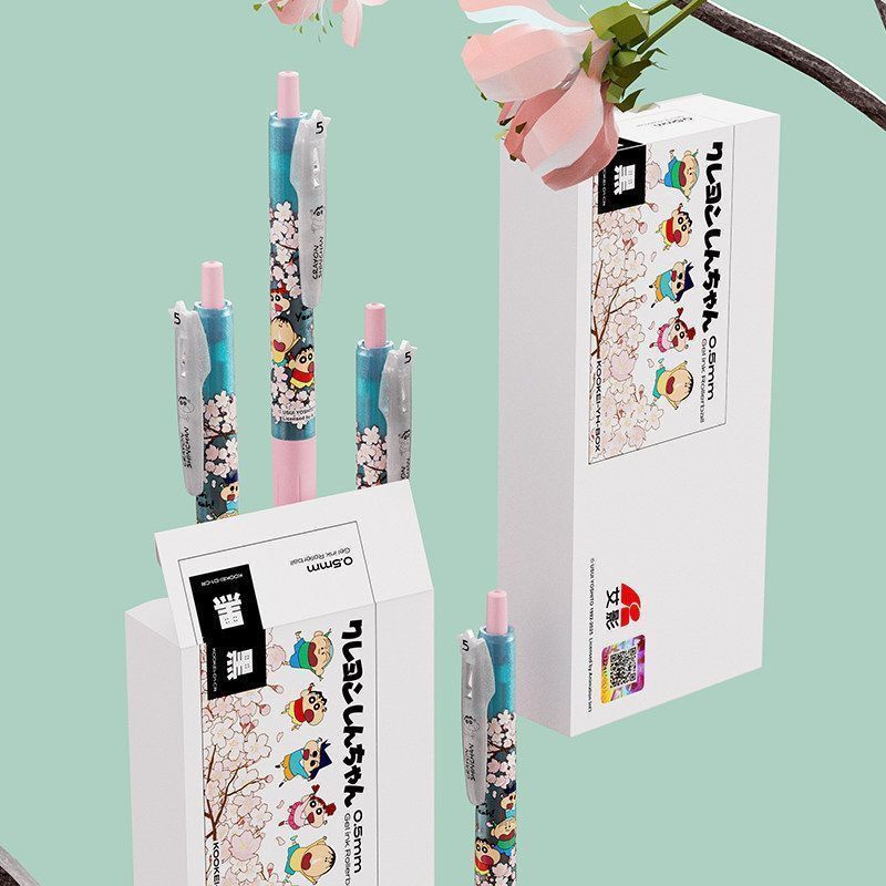 KOOKEI × Crayon Shin-Chan Sakura Party Gel Pen | Pack of 4