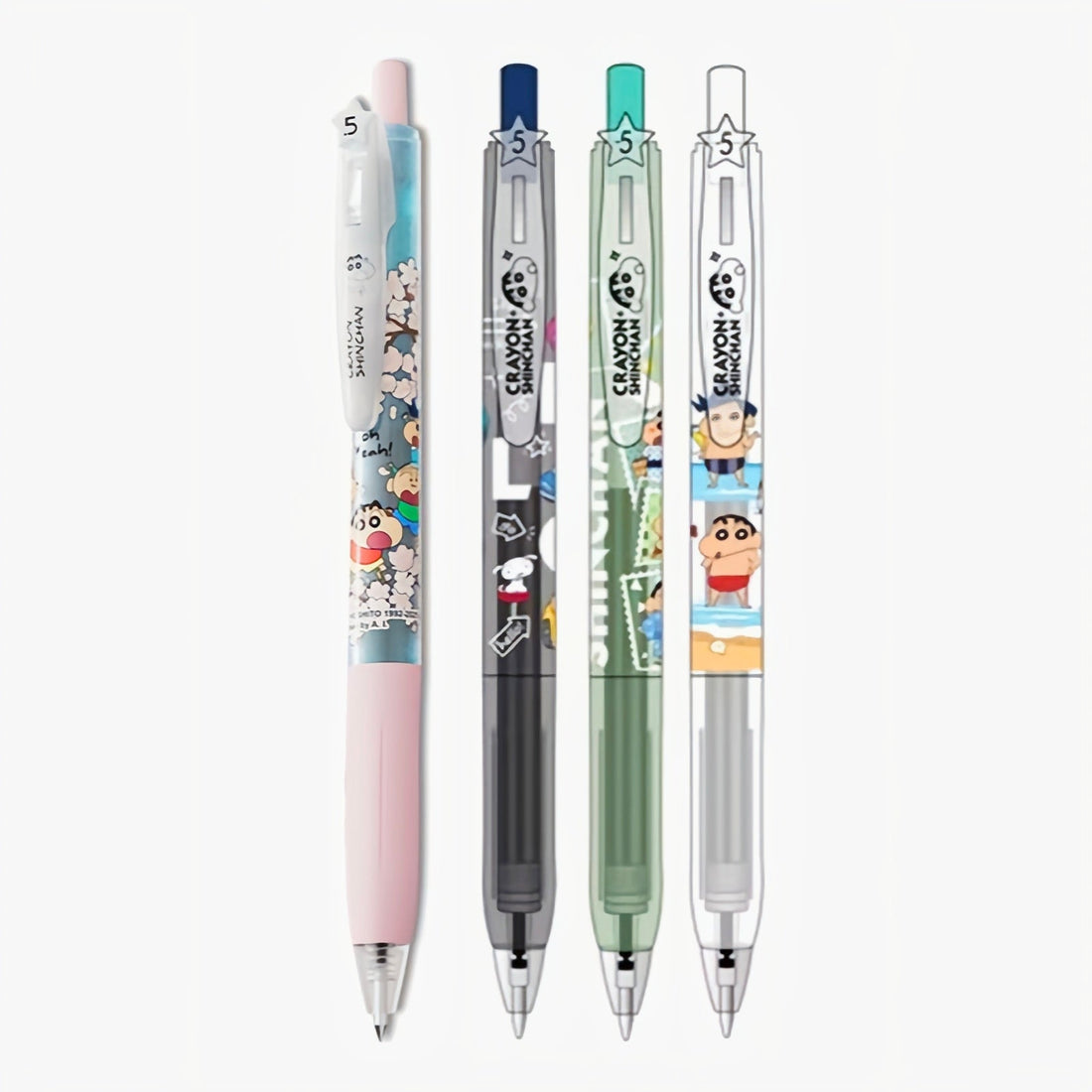 KOOKEI × Crayon Shin-Chan Sakura Party Gel Pen | Pack of 4