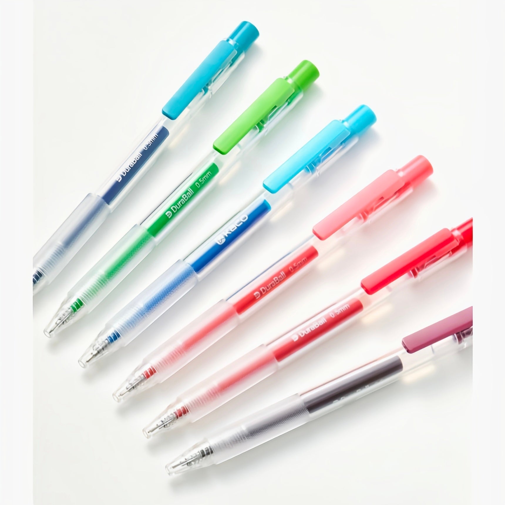 KACO Debo Retractable Gel Pen | 0.5mm Black | Pack of 6