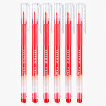M&G Large Capacity Gel Pen | 0.5mm Needle Tip | Pack of 6