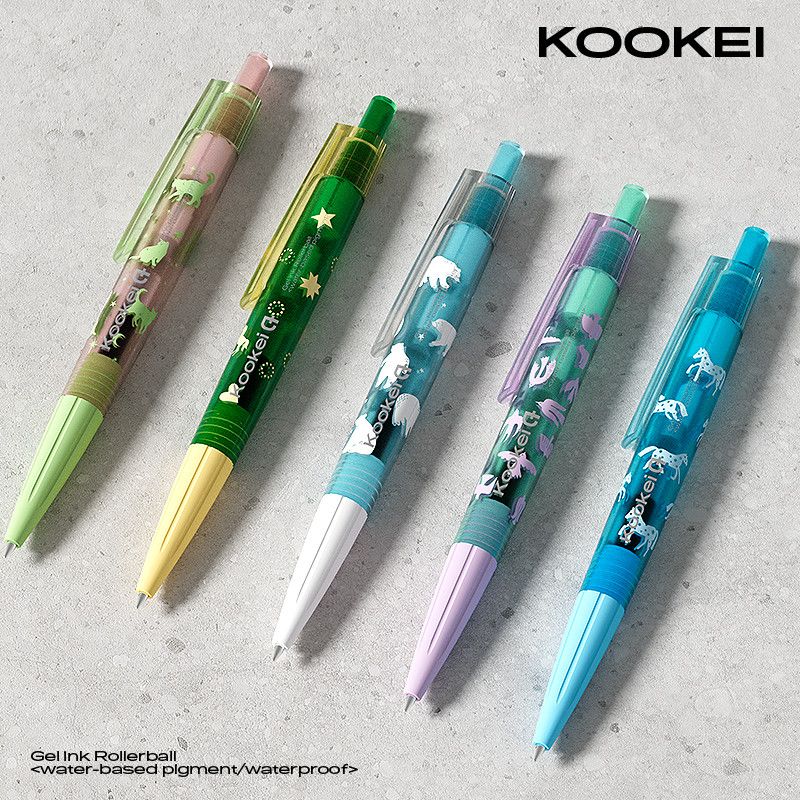 Kookei Floating Spirit Limited Edition Colour-Block Gel Pen Set | 0.5mm Smooth Quick-Dry
