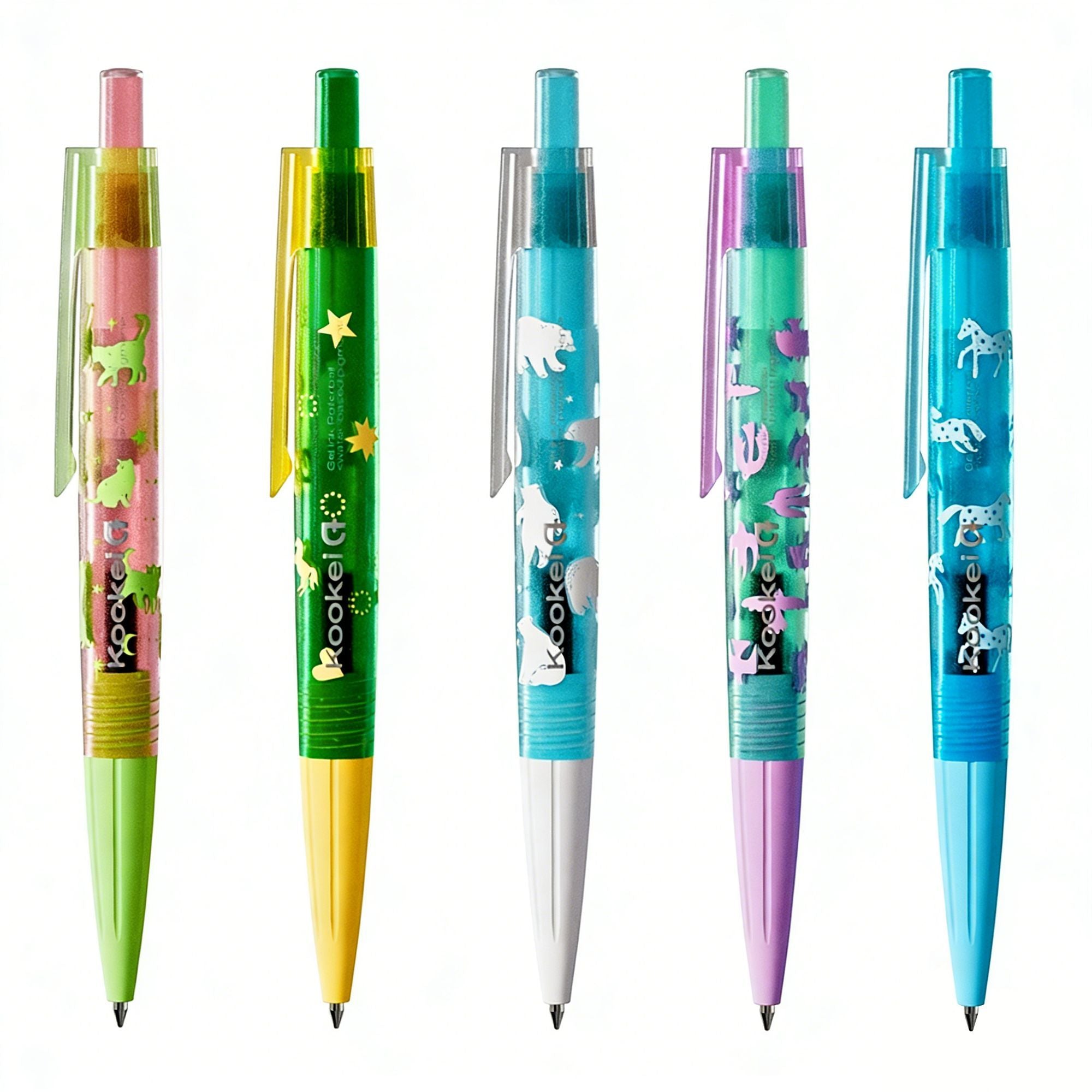 Kookei Floating Spirit Limited Edition Colour-Block Gel Pen Set | 0.5mm Smooth Quick-Dry