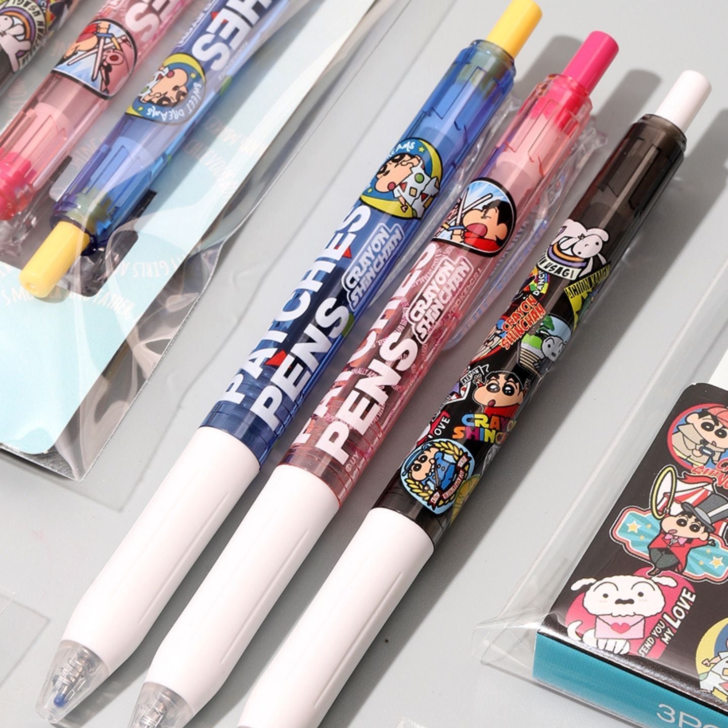 KOOKEI × Crayon Shin-Chan Pyjama Party Gel Pen | 3-Pack