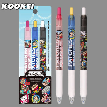 KOOKEI × Crayon Shin-Chan Pyjama Party Gel Pen | 3-Pack