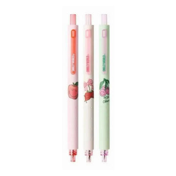 KACO × Smiley World Rocket Fruit Gel Pen | Set of 3