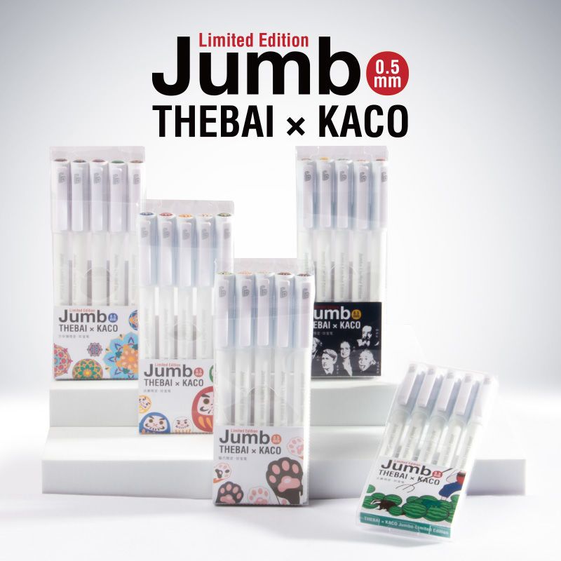 KACO × THEBAI Jumbo Gel Pen | Limited Edition | 0.5mm