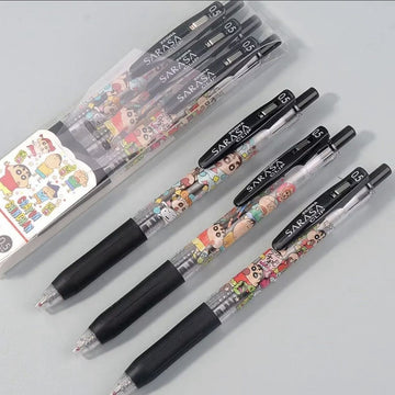Zebra Sarasa Clip × Crayon Shin-chan Limited Edition | Set of 3