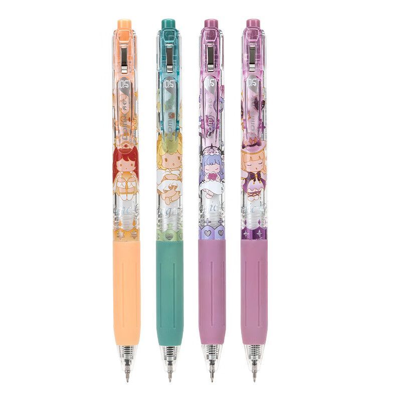 Comix × Magic Girl Gel Pen Set | 0.5mm Anime