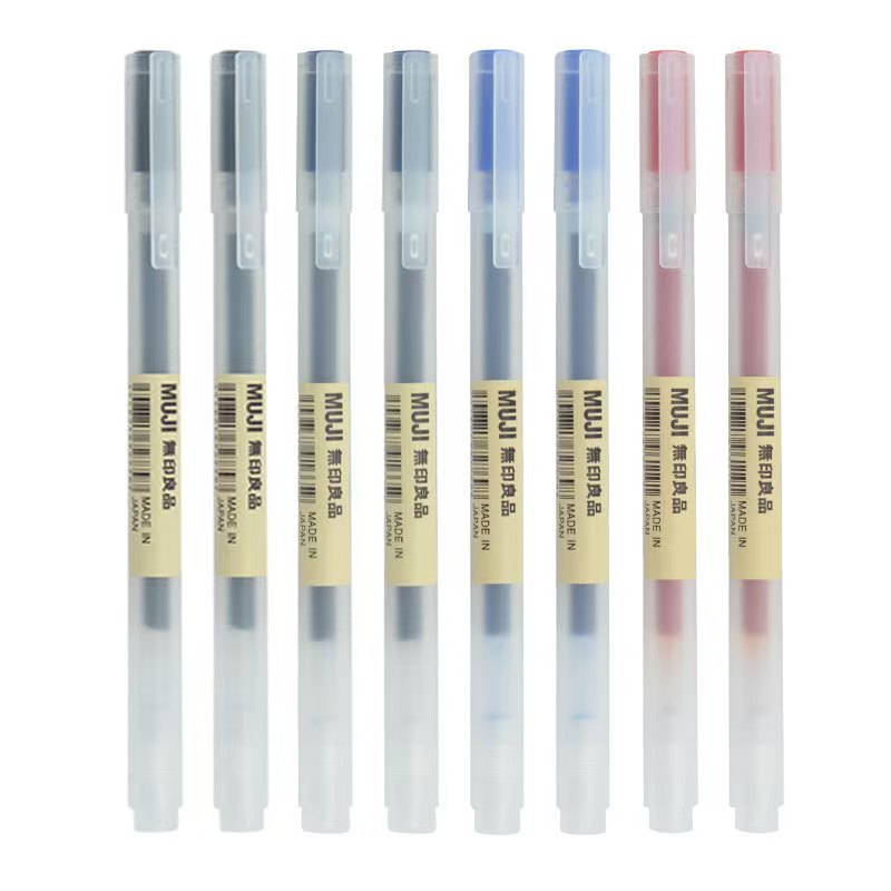 MUJI Gel Ink Ballpoint Pen 0.38mm / 0.5mm Pack of 4