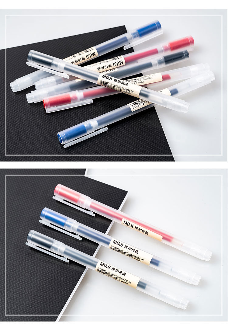 MUJI Gel Ink Ballpoint Pen 0.38mm / 0.5mm Pack of 4