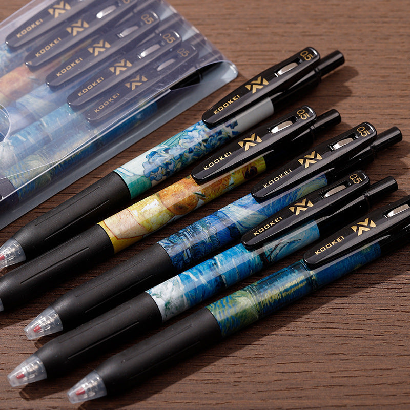 KOOKEI Van Gogh Limited Edition Gel Pen Set