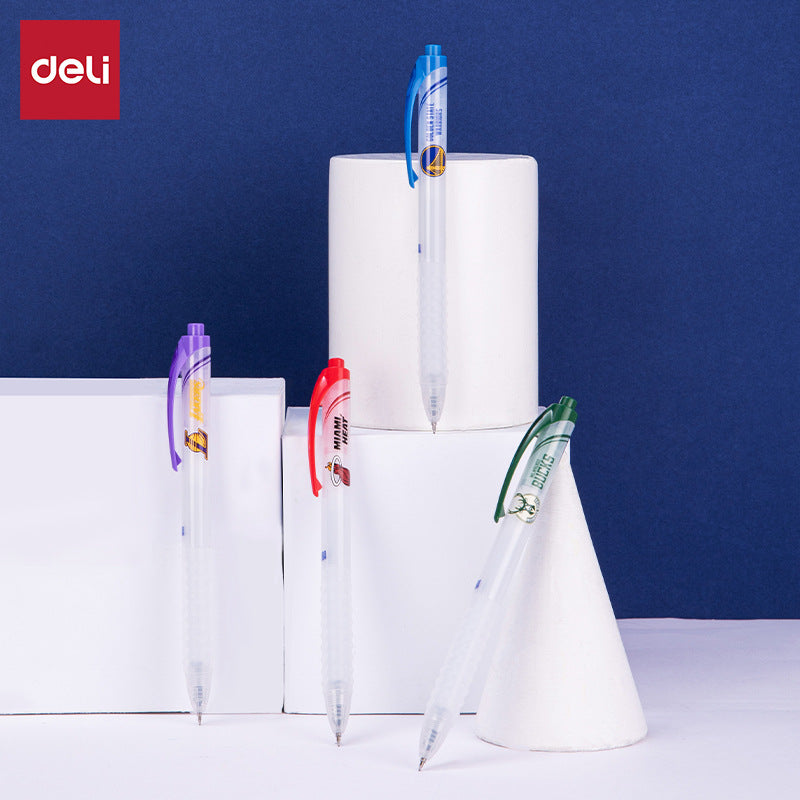 Deli SA292 NBA Team Edition Gel Pen 4-Pack