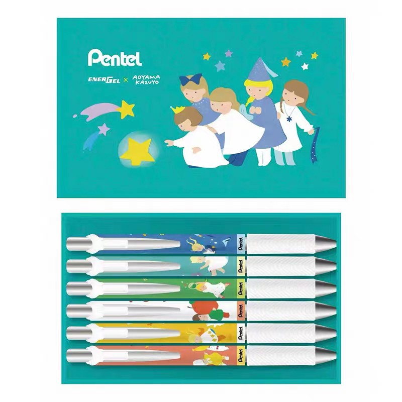 Pentel EnerGel Aoyama Kazuyo Collaboration Gel Pen Set | 6-Pack