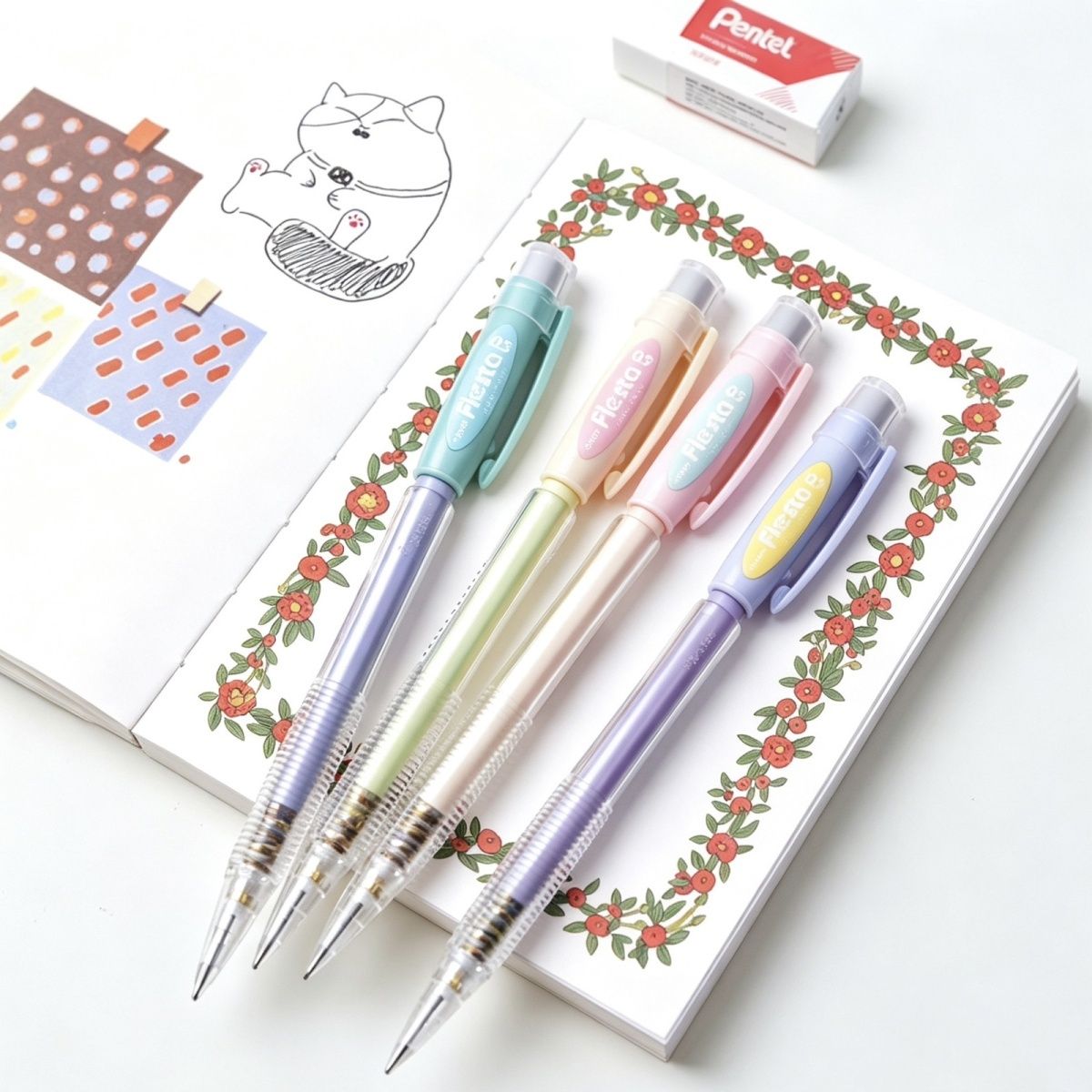 Pentel AX105 Frosting Mechanical Pencil Set
