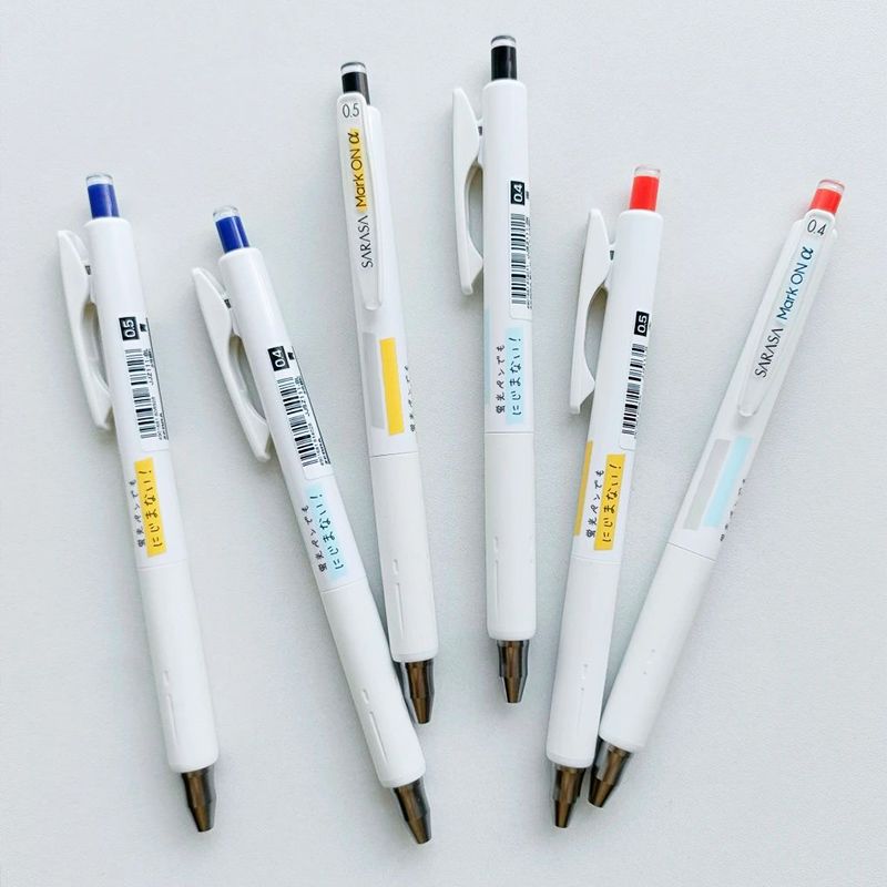 Pentel SARASA Mark ON α 0.5mm Retractable Gel Pen