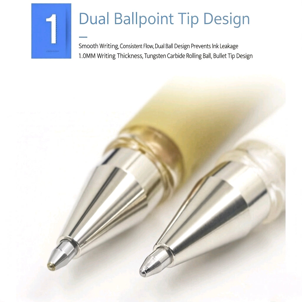 Uni-ball Signo UM-153 1.0mm Broad Gel Pen – White, Gold & Silver Pigment Ink | Japan Highlight Pen for Wedding Signing, Dark Paper Art & Hand Lettering