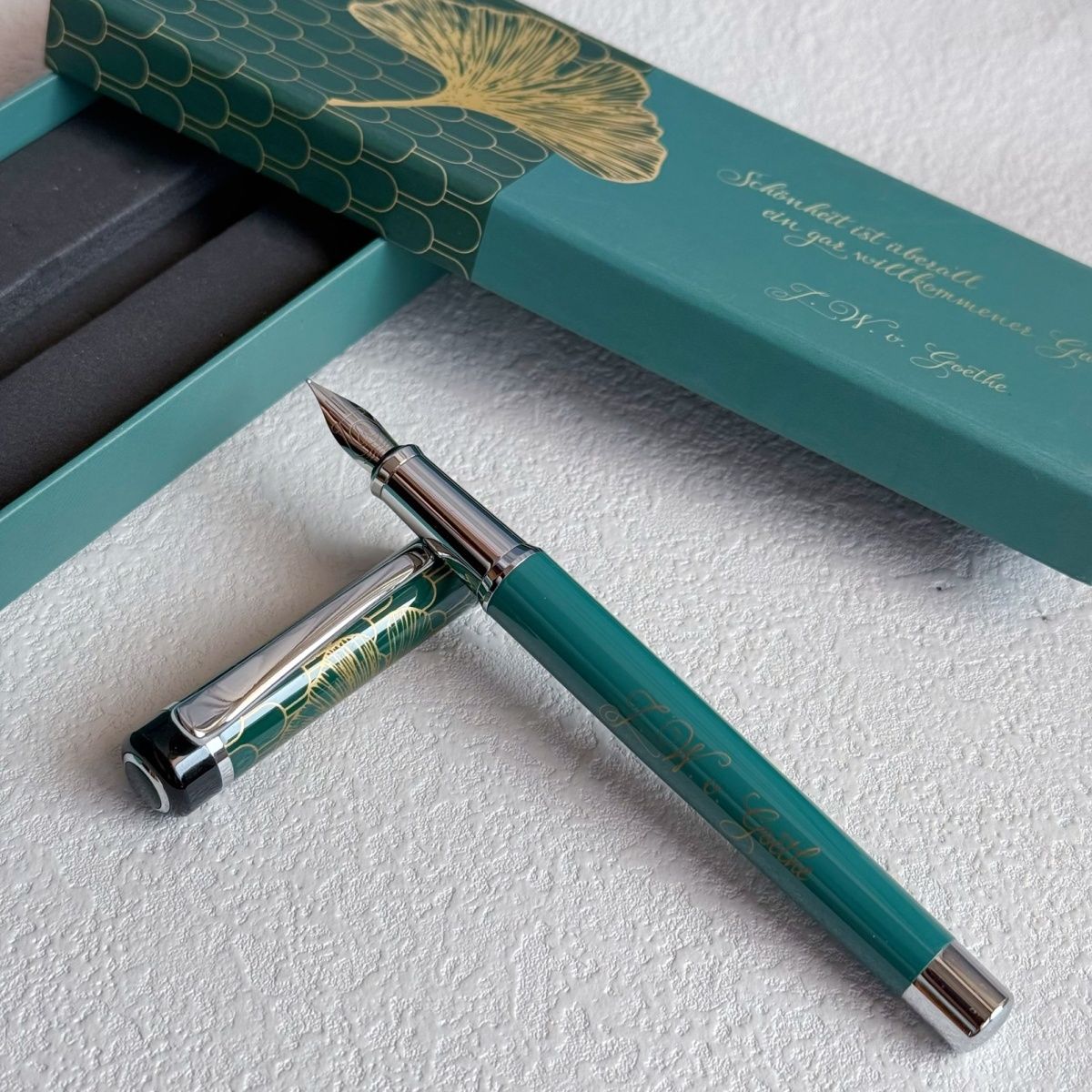 Lincraft 703 Goethe Brass Fountain Pen