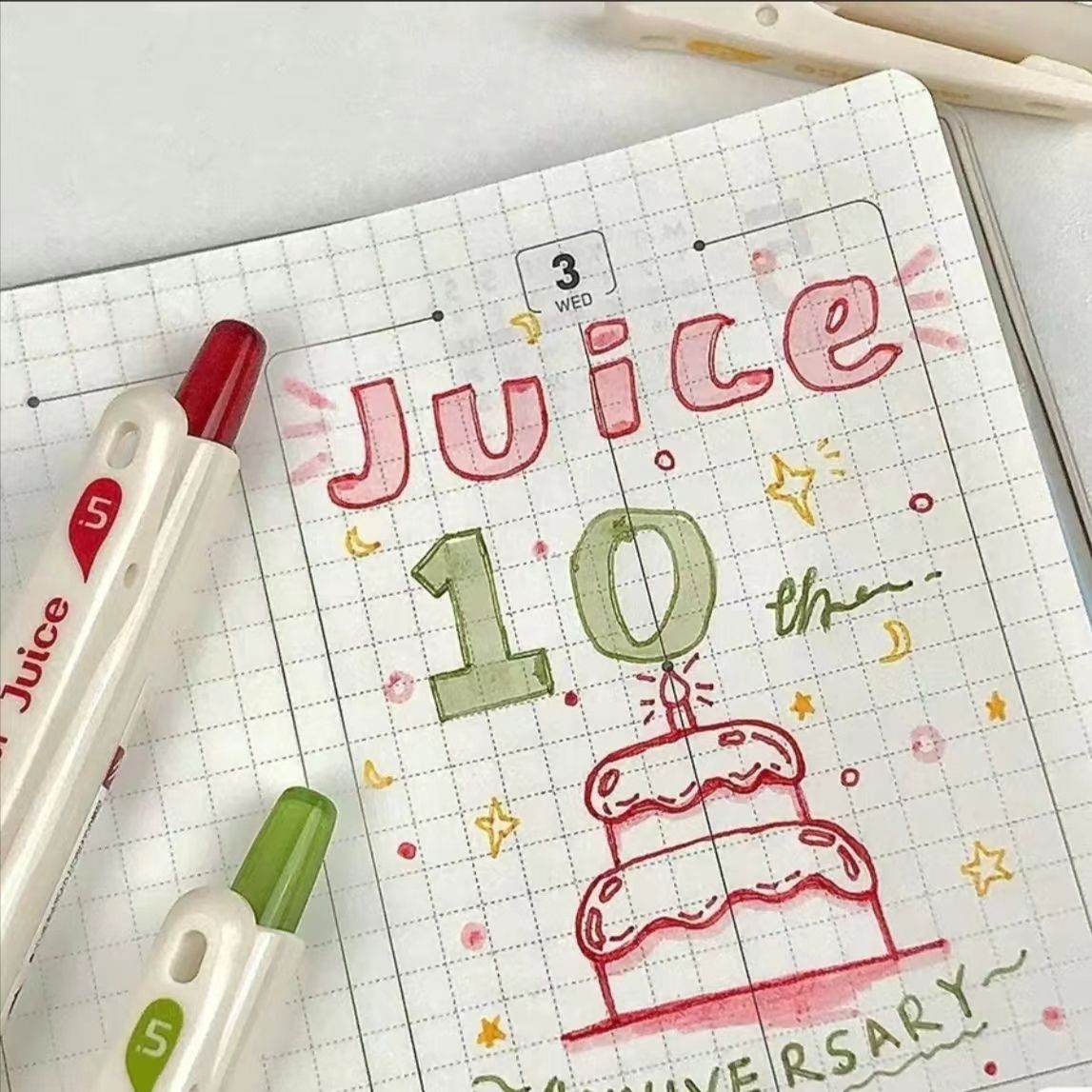 Pilot Juice 10th Anniversary Limited Edition Gel Pen Set 0.5 mm – Classic Smoothie Colours, 3 Gift Box Sets