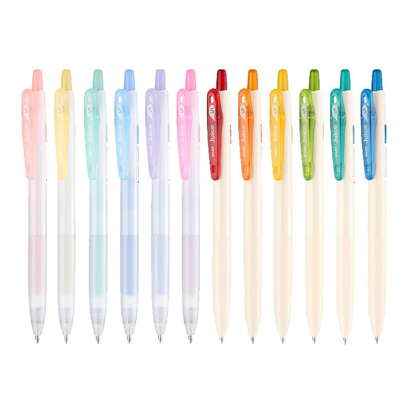 Pilot Juice Gel Pen 6-Colour Set 0.5 mm – Classic Colour & Kusumi Pastel, Anniversary Edition