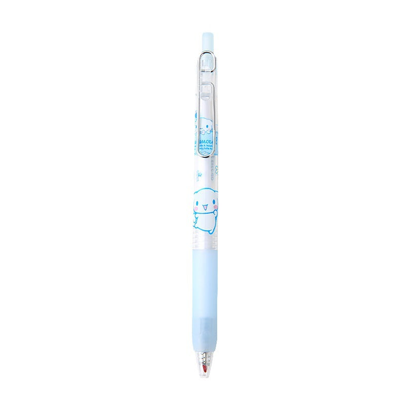 Cinnamoroll Style Gel Pen Set of 12 – Kawaii Click Pen with Metal C-Clip, Blue Gift Box QD-2303