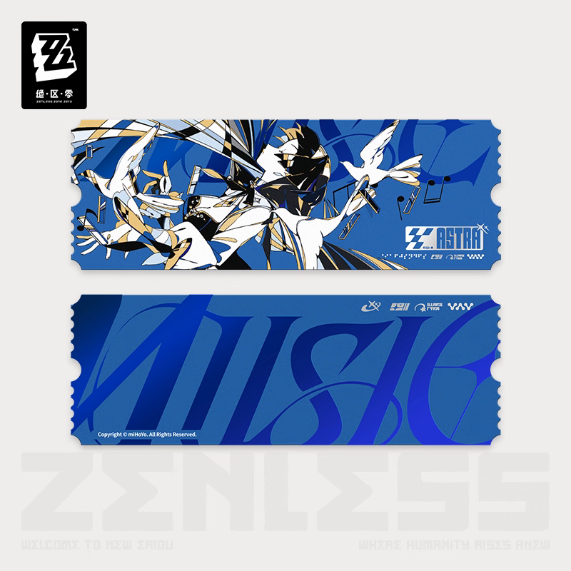 Zenless Zone Zero Rina Ticket Stub Set