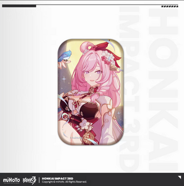 Honkai Impact 3rd birthday art tin badge - Aponia character art
