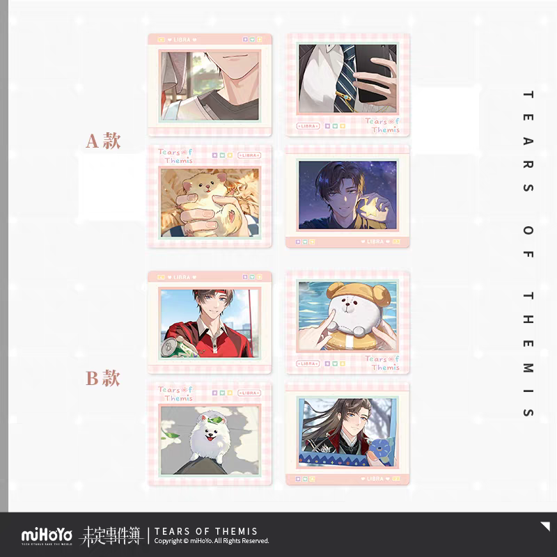 Tears of Themis Between You and Me Vol.1 - Xia Yan Raven yellow film strip card set A and B style
