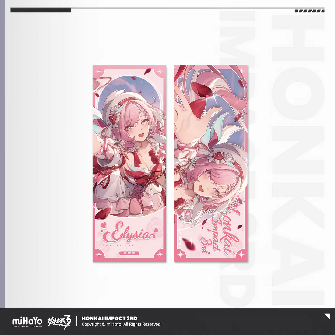 Honkai Impact 3rd Elysia Miracle of Love merch set - full collection overview all 7 items