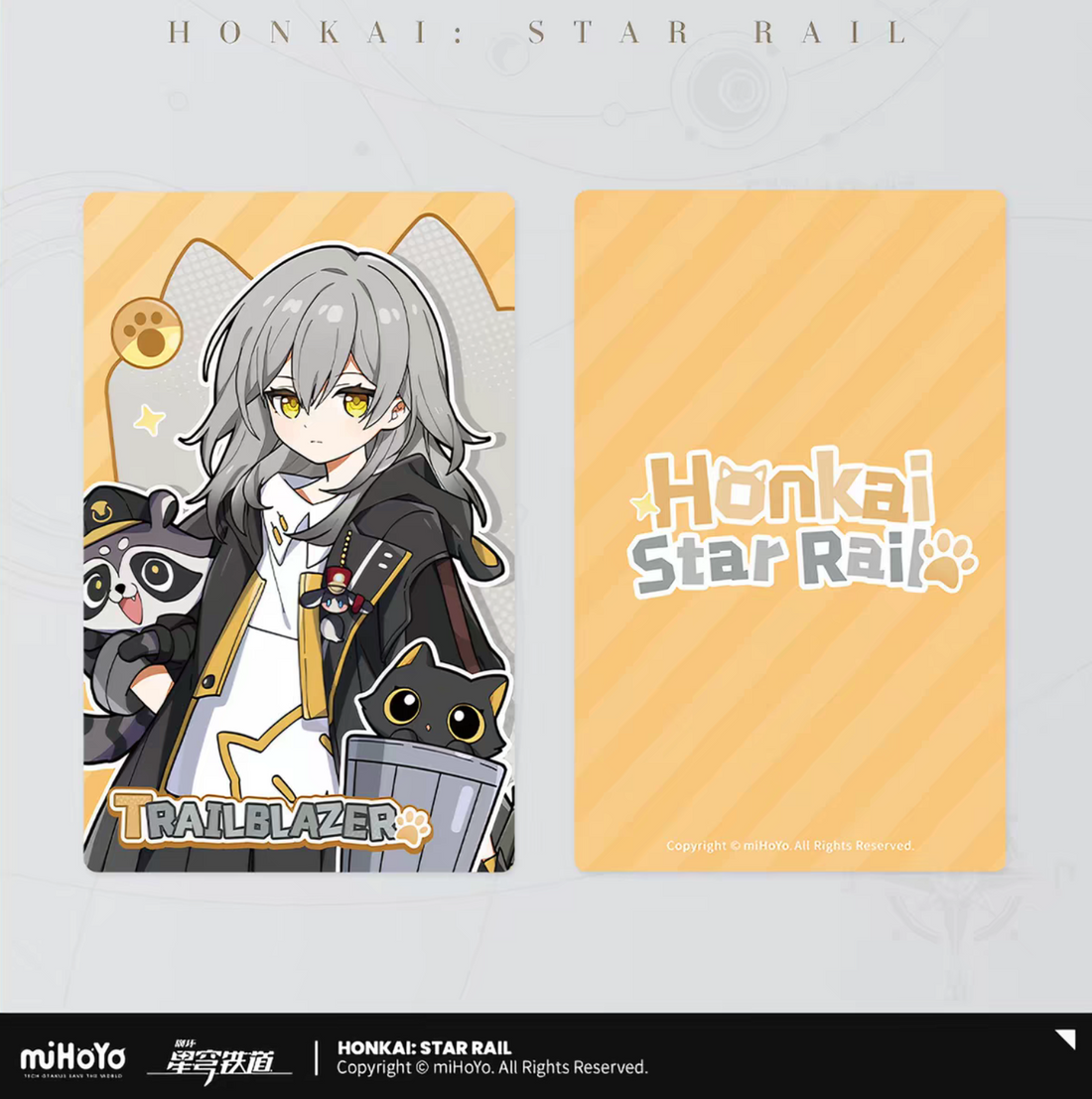 Honkai Star Rail Trailblazer Pom Pom Cat Laser Collection Ticket miHoYo
