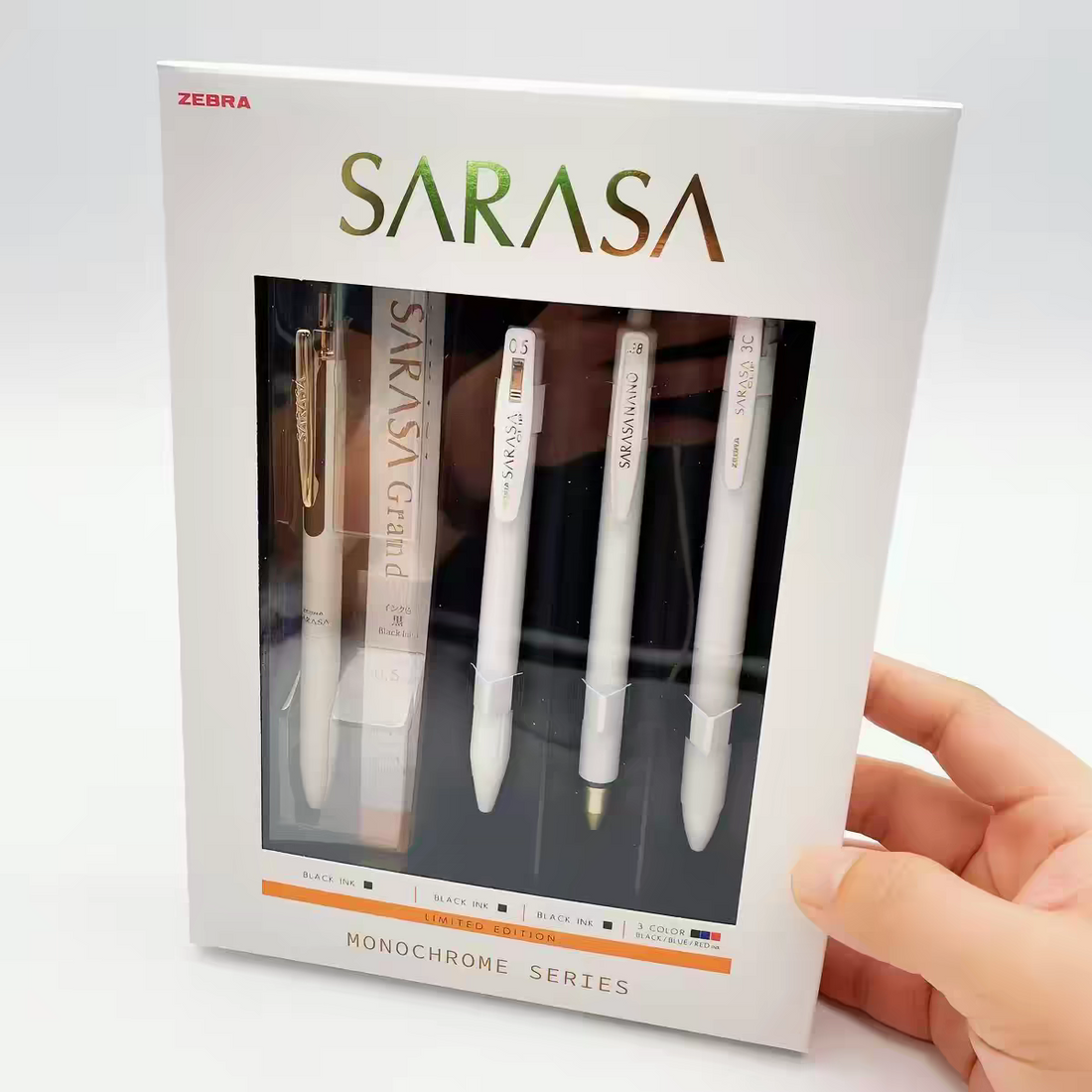 Zebra Sarasa Black White Limited Gel Pen